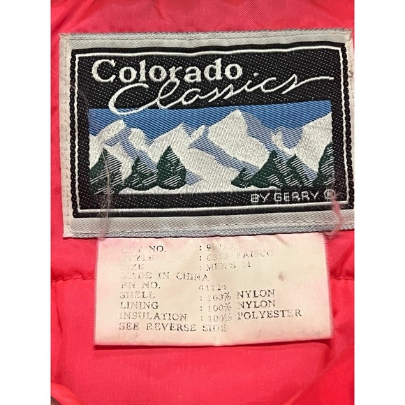 Vintage Gerry Ski Jacket Men's Medium Neon Retro Parka Coat‎ 80s Made in the USA - Picture 7 of 15